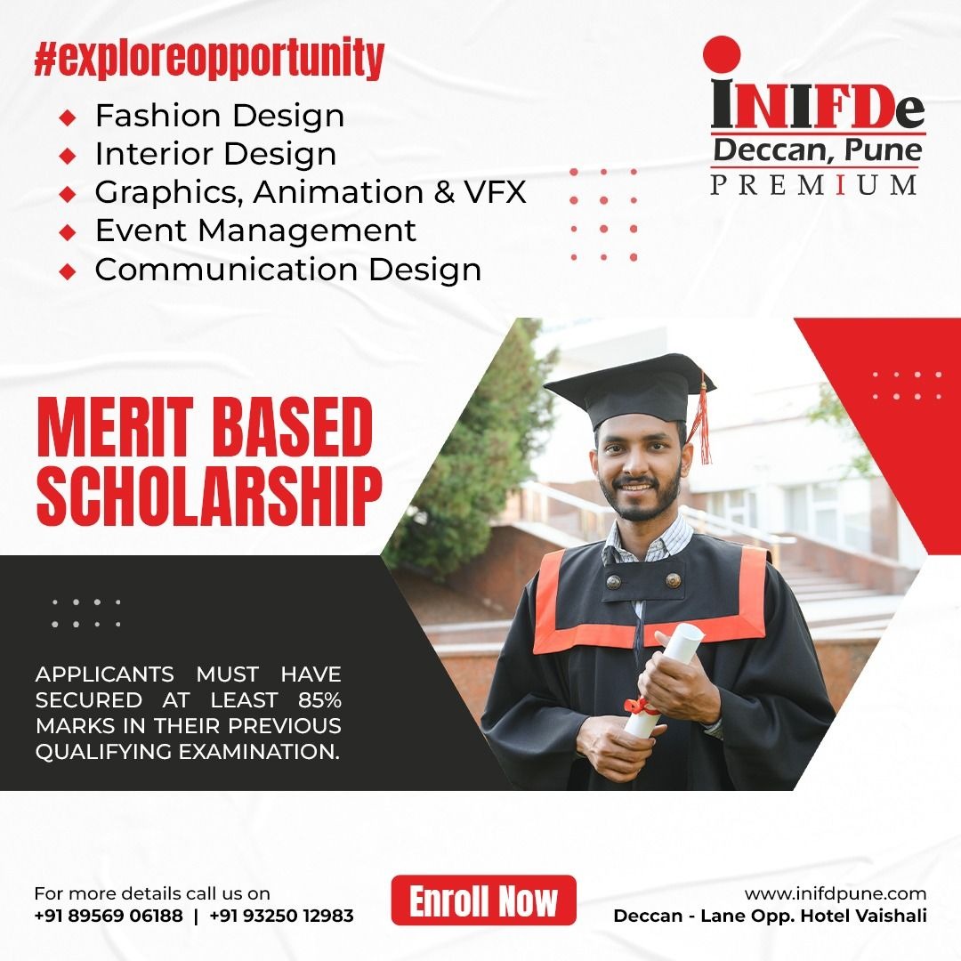 Merit Based Scholarship at INIFDe Pune